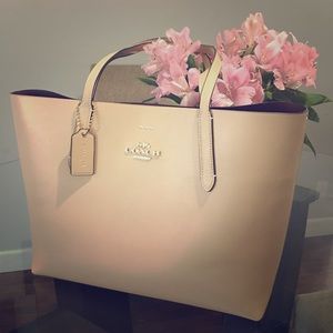 COACH Leather Tote Bag